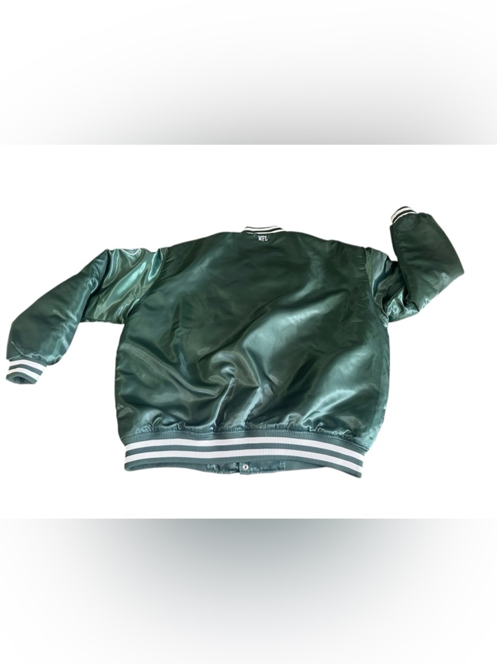 NFL team Apparel Men New York Jets Varsity Jacket Size XLT - Picture 3 of 6